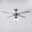 Lampenwelt ventilateur de plafond avec éclairage pour salon et salle à manger Milana-2