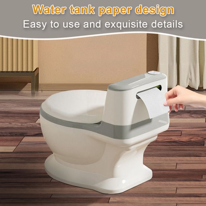 Pot Pour Bébé Avec Bac Amovible Facile à Nettoyer- Vrai Son De Chasse- Toilettes D'apprentissage De La Propreté Pour Enfants 1-4 - Puériculture & Eveil Bébé