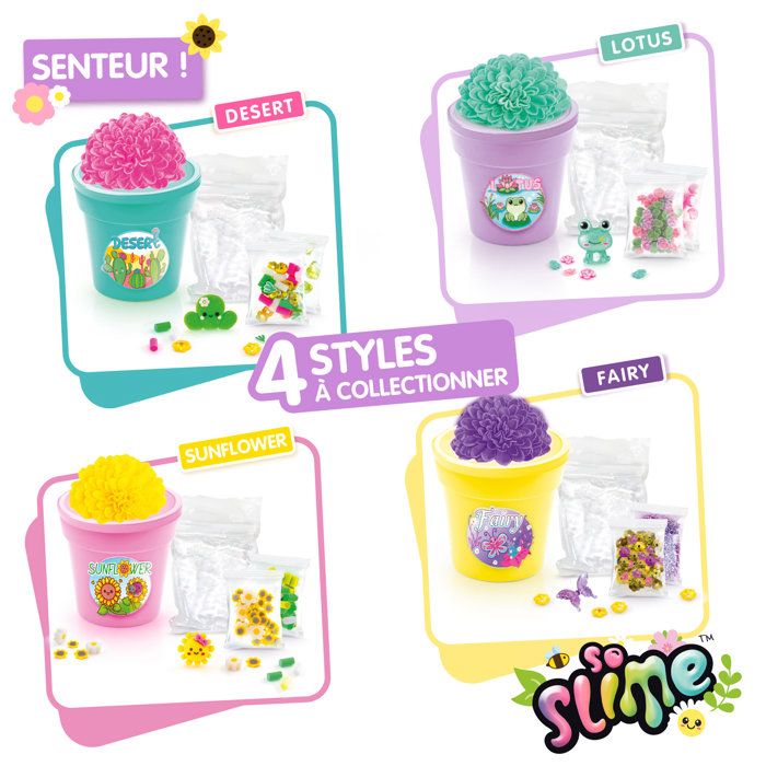 Slime Flower 1 Pot -So Slime- Canal Toys Dès 6 ans - SSC 417 ...