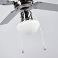 Lampenwelt ventilateur de plafond avec éclairage pour salon et salle à manger Milana-3