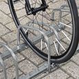 UISEBRT Râtelier de Sol Range-vélo Support pour Bicyclette Râteliers Muraux Gain de Place Rangement Velo en Garage pour 6 Vélos-3