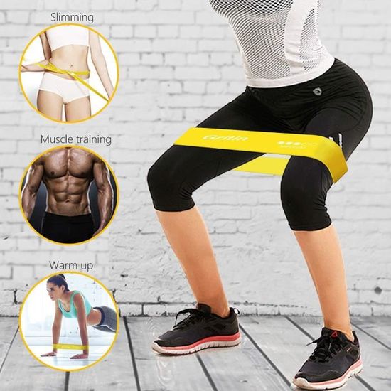 MSD 5/ pi/èces Bandeau Latex free 1,5/ mt chaque toutes les r/ésistances bande /élastique Pilates