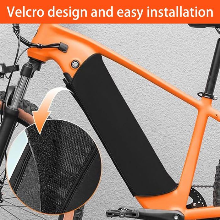 Housse de Batterie Vélo Électrique Imperméable Anti-Poussière Anti-Boue pour Batterie Lithium de Voiture Électrique Hailong