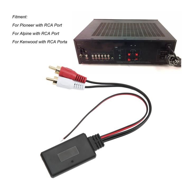Adaptateur AUX pour voiture Adaptateur de module Bluetooth sans fil  universel Connecteur radio audio UX 2 Câble auxiliaire RCA - Cdiscount  Informatique