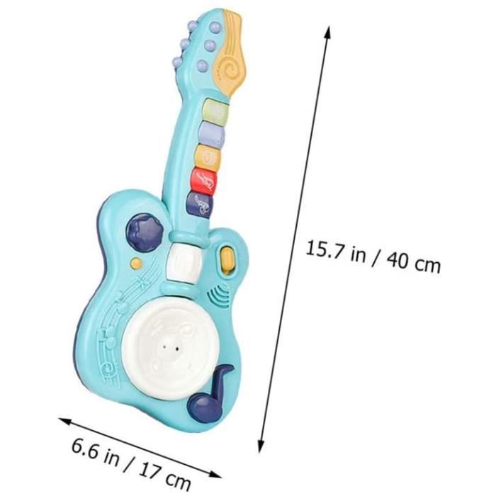 Guitares et instruments à cordes pour enfants Musique Alley junior guitare  pour 3 à 7 ans - Bleu 261469 - Cdiscount Instruments de musique