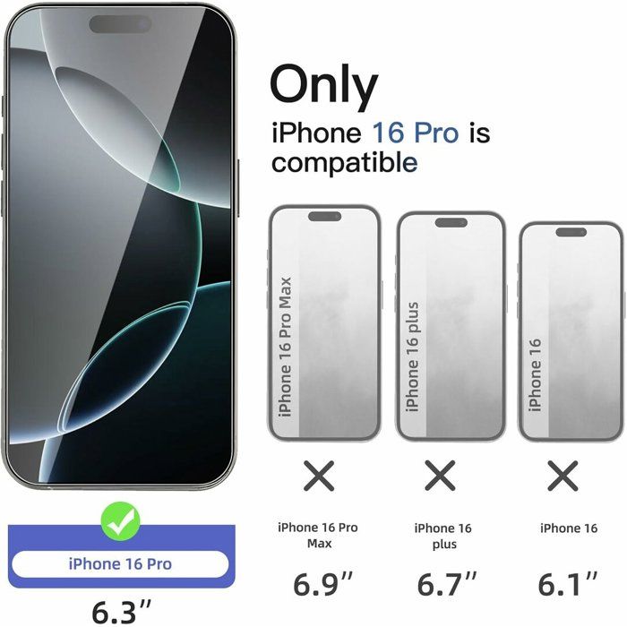 Pack Protection IPhone : Coque Silicone Noir + 2 Verres Trempés + Protections Caméra - Neuf