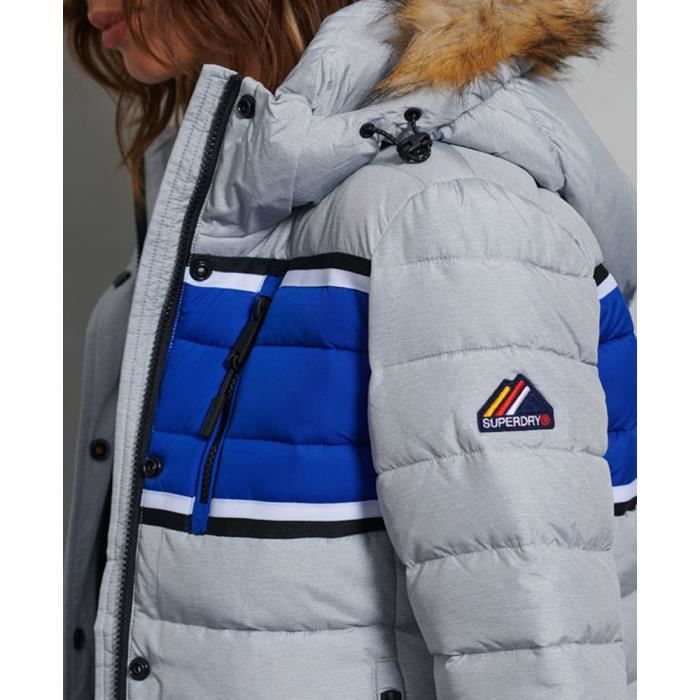 Veste à fausse deals fourrure chevron super fuji