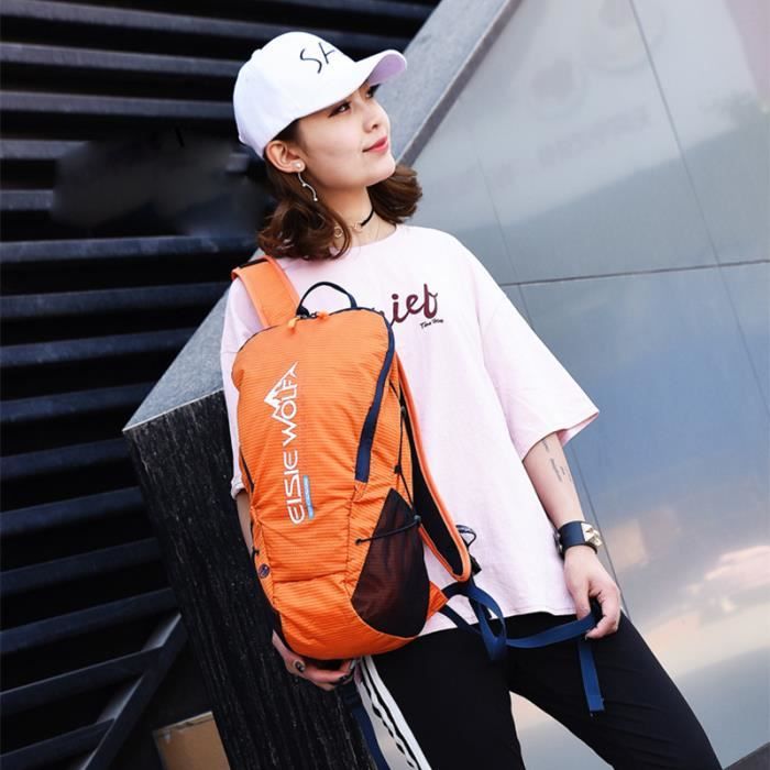 SHARPHY Sac à dos extérieur sport femme sac de randonnée décontractée sacs  à dos rando voyage courir cyclisme vélo orange 18L - Cdiscount Sport