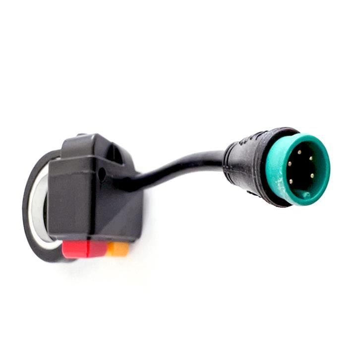 Interrupteur De Guidon 3 Vitesses Pour Moto, Vélo électrique, Scooter - Compatible 22 Mm - Câble Pré-câblé 67 Cm - Lot De 2 - Noir