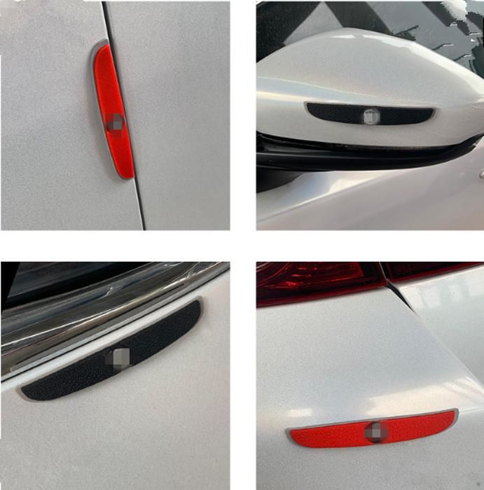 Accessoires Protection Véhicule 6 Protections De Bord De Portière En Silicone - Anti-Rayures Transparent - Pour La Plupart Des Voitures Protection Silicone Transparente