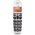 DORO Téléphone sans fil PhoneEasy avec ID d'appelant - DECT\GAP - 100 W - Noir-5