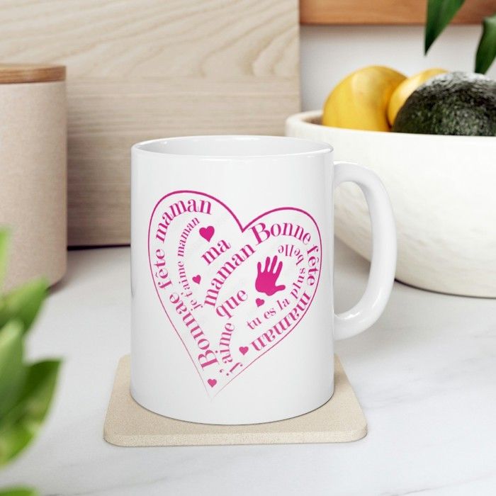 Mug Bonne fête Maman - Fête des mères - Idée cadeau - Tasse en ...