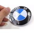 Remplacement de la voiture de voiture 82mm coffre de coffre en métal logo badge emblème avec 2 épingles pour BMW-0