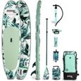 Stand up paddle gonflable OAHU design tropical - FITIFU Fitness-0