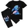 Stitch Ensemble T-shirt à manches courtes + pantalon pour garçon Enfant-0