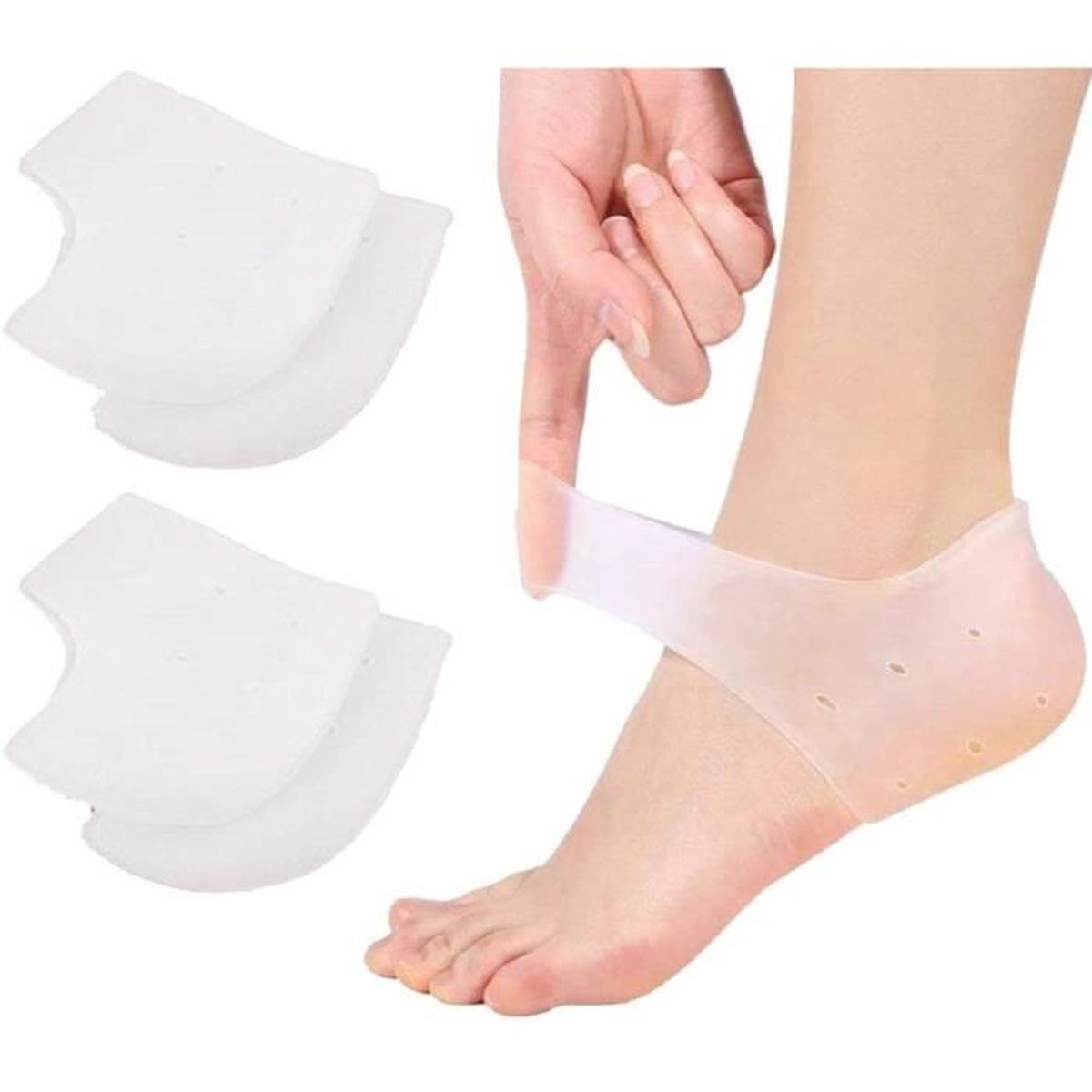 Protègetalon en silicone, pour bande plantaire pour femme et homme