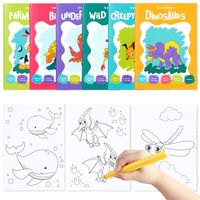 24 Mini Livres de Coloriage pour Enfants – Dinosaures, Animaux de la Ferme - Cadeaux Invités, Pochettes Surprises, Sacs Cadeaux