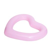 Inflatable Swimming Ring, 120 x 100cm Heart Shape Swimming Pool Float, Beach Party Toys For Kids Adults 1pc Pink