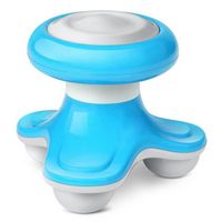 Mini USB Appareil de Massage à Batterie Massage Vibrante Vibro Electrique Bleu