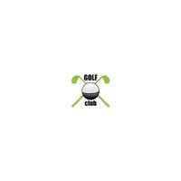 Autocollant sticker club de golf adhésif Taille : 12 cm