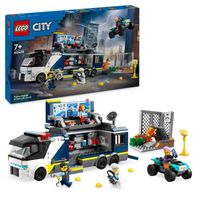 LEGO® 60418 City Le Laboratoire de Police Scientifique Mobile, Jouet de Quad, Cadeau Enfants Dès 7 Ans, et Minifigurines