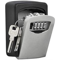Boite à Clés Haute sécurité Mural à 4 chiffres Coffre-fort Combination Lock stocker les clés