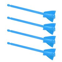 SALUTUYA accessoire de perceuse pour mélangeur de peinture Palettes de mélangeur de bricolage accessoire Noir Rouge Blanc Bleu Bleu