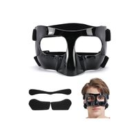 Masque De Protection Faciale Adulte – PVC/Nylon – Pour Boxe, Volley, Football