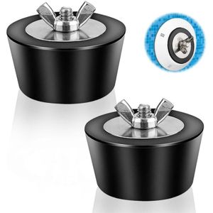 Lot De 4 Bouchons Caoutchouc 1 Trou Conique 19x14x25mm - Marque Uxcell, Neuf