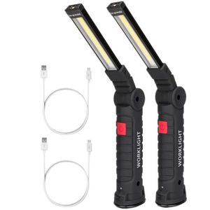 Lampe De Travail LED Magnétique Super Lumineuse - Rechargeable, Portable - NEUVE