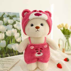 Peluche ourson en rose Saint-Valentin – La compagnie de la peluche®