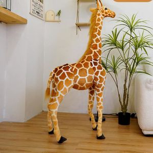 PELUCHE Girafe - 120 cm - Peluche géante de girafe, Animau
