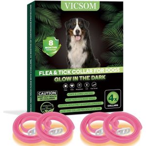 ANTIPARASITAIRE Colliers Anti-Puces pour Chiens, Lumineux Collier 