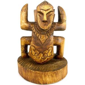 STATUE - STATUETTE Totem ethnique en bois - statue style Koh Lanta ar