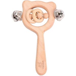 RROVE b/éb/é h/être en Bois hochet Dentition Montessori Jouets en Bois b/éb/é hochet Anneau de Dentition