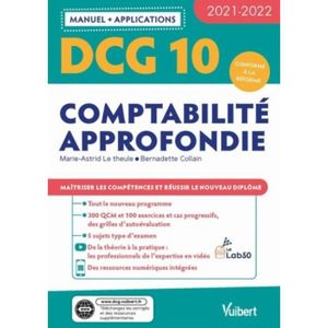 LIVRE COMPTABILITÉ Comptabilité approfondie. Edition 2021-2022