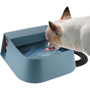 GAMELLE - ÉCUELLE Gamelle d'eau chauffante, antigel, avec flotteur, pour chien, chat, lapin, poule