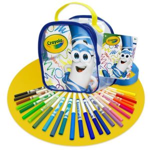 JEU DE COLORIAGE - DESSIN - POCHOIR Sac à dos garni CRAYOLA - Loisirs créatifs - 46 ac