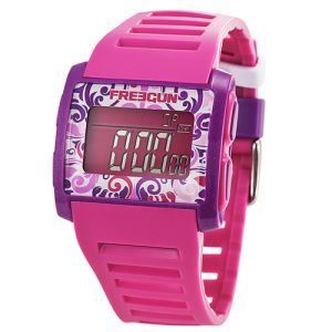 Montre magenta femme Freegun EE5075 Rose Magenta Multicolore