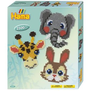 3144 Bo/îte Grand Mod/èle Perles /à Repasser Hama Loisirs Cr/éatifs Les Dinosaures Taille Midi