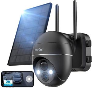 Huncv Camera Surveillance Wifi Exterieure Sans Fil,camera Ip Wifi, Audio  Bidirectionnel, Dtecteur De Mouvement, Vision Nocturne, Message Push,  Ip66,b