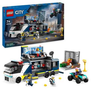 ASSEMBLAGE CONSTRUCTION LEGO® 60418 City Le Laboratoire de Police Scientifique Mobile, Jouet de Quad, Cadeau Enfants Dès 7 Ans, et Minifigurines