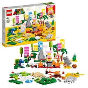 ASSEMBLAGE CONSTRUCTION LEGO® Super Mario 71418 Set La boîte à Outils Créative, Jouet Enfants 6 Ans, avec Figurines