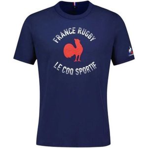 MAILLOT DE RUGBY T-shirt XV de France Fanwear n°1 2023/24 - bleu fr intense - S