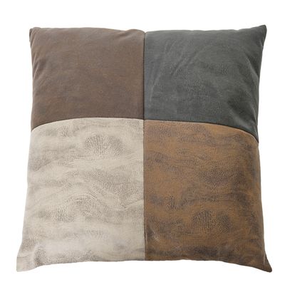 Coussin à Pompons "Natural Crush" 40x40cm Beige