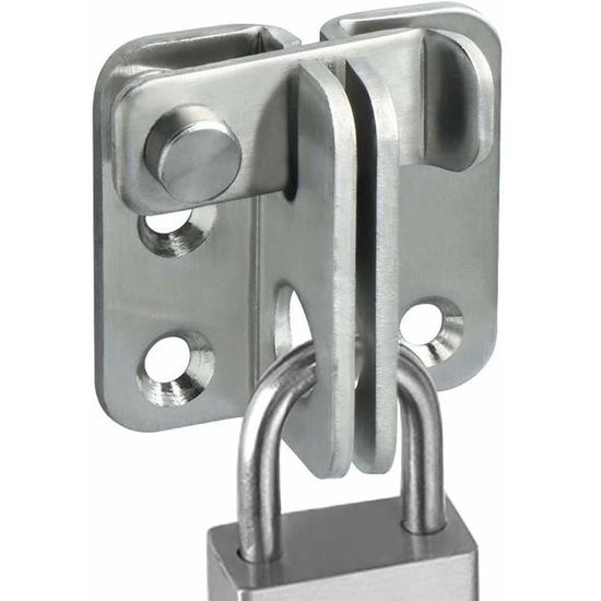 Verrou-cadenas Avec Poignée Pour Porte-fenêtre – Modèle Générique, Fixation Simple