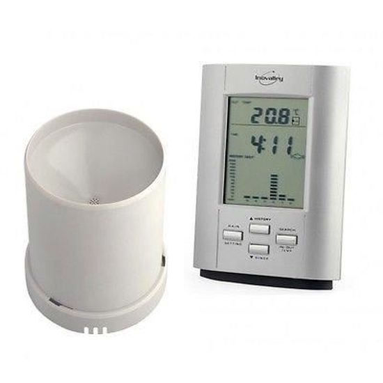 Station Météo Sans Fil INOVALLEY SM106 - Thermomètre Hygromètre Noir
