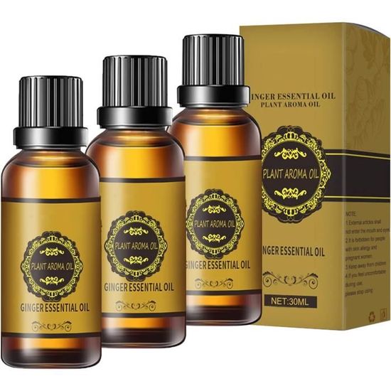 Shopvar Belly Drainage Ginger Oil, Ginger Oil Lymphatic Drainage