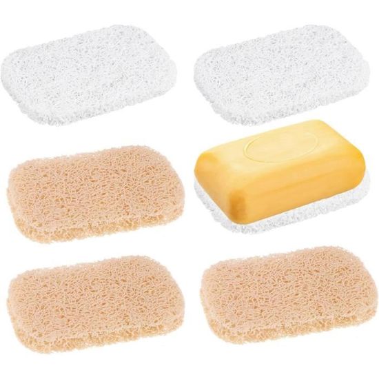 50 Tampons Jex Avec Savon Laine D'Acier - Nettoyage Efficace Anti-Rayures Cuisine Et Salle De Bain