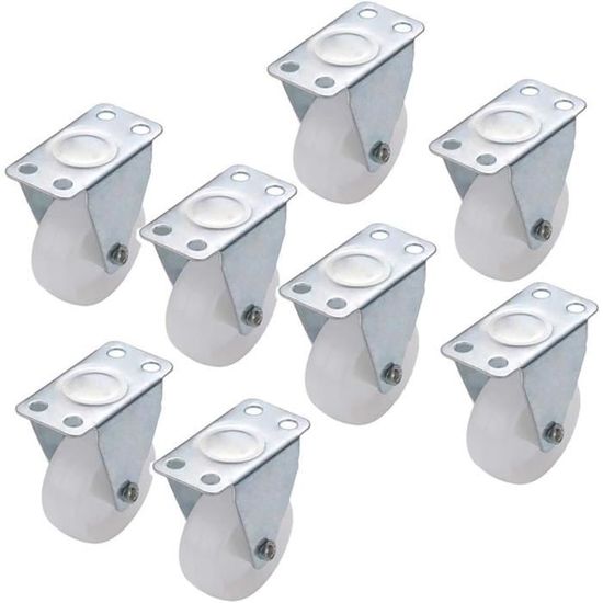 Lot De 10 Poulies De Rechange Universelles En Nylon De 95 Mm